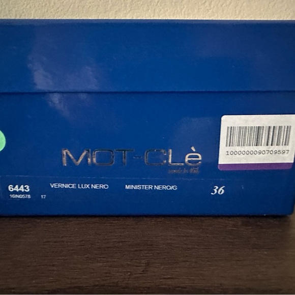 Mot-Cle’ Patent Leather Wedge Shoes Sz 36 / US 6 - Picture 4 of 4